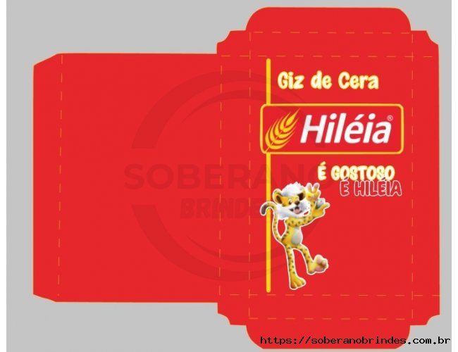 Caixa para Giz de Cera